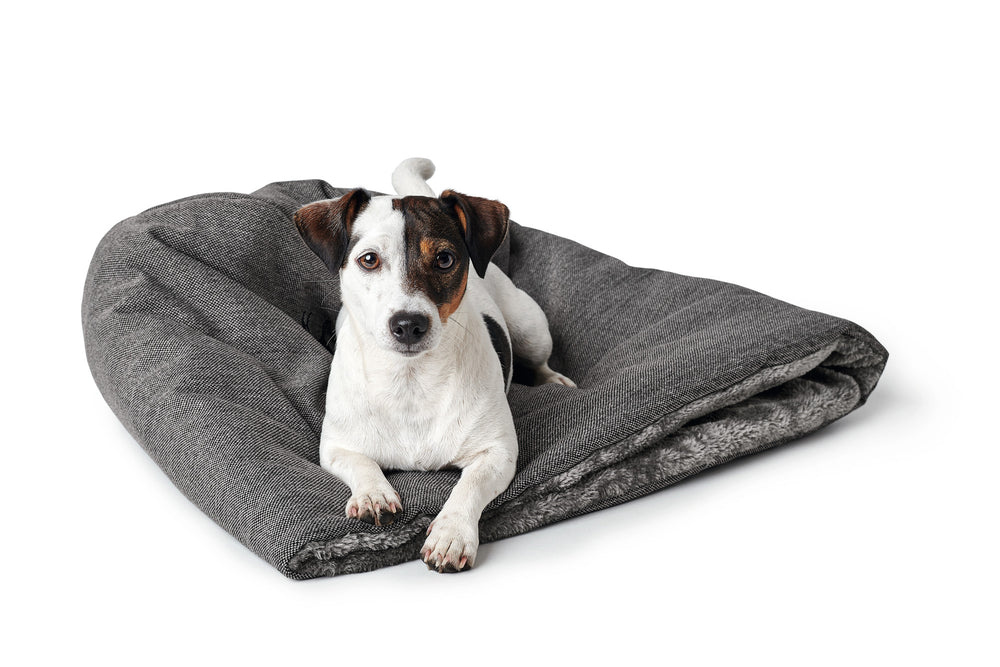 LIVINGSTON Bed - Hunter Pet Store -Cozy pet bed -For hiding, sleeping and resting -Round shape animates to nestle and roll up -Especially soft and cuddly -Adjustable height -Washable at 140 °F
