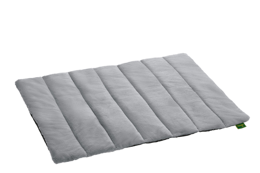 ROCKFORD Blanket - Hunter Pet Store -top with very soft and cuddly plush -padded for a high lying comfort -can be rolled up, fixed with Velcro straps and transported in a space-saving way -ideal for traveling -with practical carrying handle -washable at 90°F