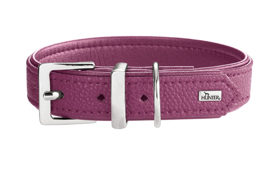 SOFIA Collar - Hunter Pet Store -Imitation leather Imitation leather in nappa look -Vegan -Brilliant colors -Made in Germany