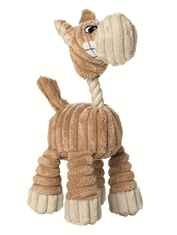 HUGGLY ZOO Giraffe Dog toy - Hunter Pet Store -dog toy to cuddle and love -suitable for small and medium-sized dogs -cute design -with tooth-caring rope -without squeaker -washable at 90 °F -9.45 in