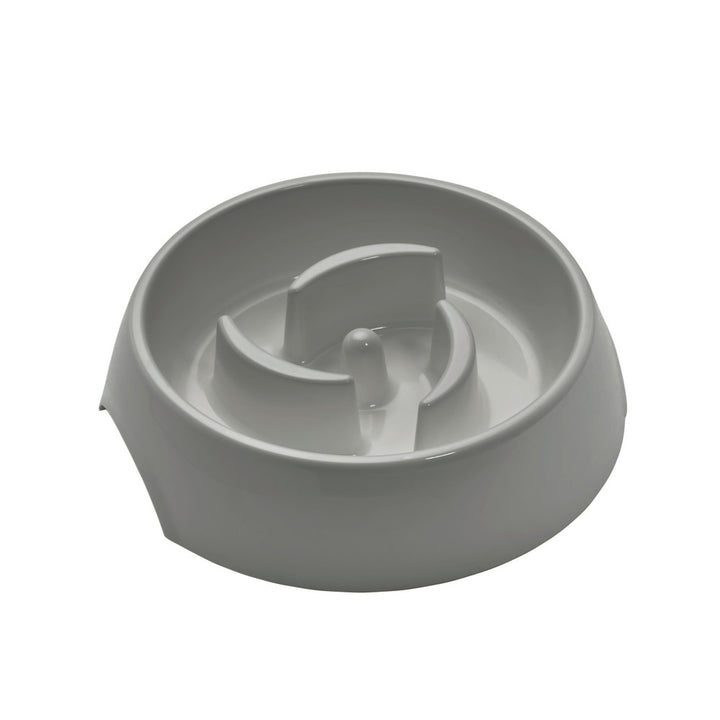 ATLANTA Slow-Feeding Bowl - Hunter Pet Store -slow feeding bowl made of melamine -with shaped lining labyrinth -can prevent the lining from snarling down -slip-resistant rubber attachments on the bottom -long-lasting, shock and scratch resistant -easy to clean and dishwasher-safe -food safe