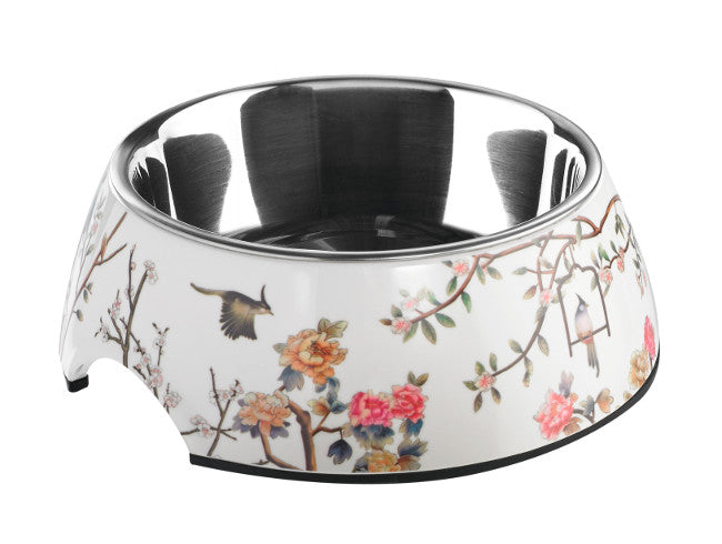 MOGAMI Bowl - Hunter Pet Store -feeding or drinking bowl with melamine -with removable stainless steel bowl -asian-style design -slip-resistant rubber rim on the bottom -long-lasting, shock and scratch resistant -easy to clean and dishwasher safe -food safe