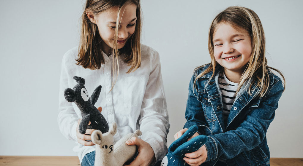 girls laughing
