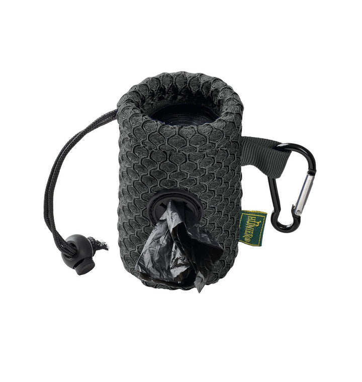 HILO Waste bag holder - Hunter Pet Store -particularly lightweight poo bag dispenser for every day -flexible fastening options -easy removal of individual bags -closable with practical stopper cord -can be filled with standard poo bag rolls (not included)