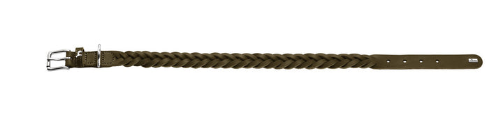 SOLID EDUCATION Special Collar - Hunter Pet Store -cow leather -hand-braided -made from a single piece of leather -made in Germany