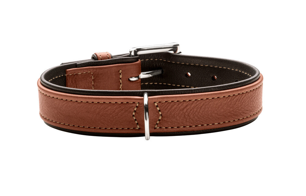 CANADIAN UP Collar - Hunter Pet Store -classic collar for dogs -with premium leather from ecological and socially responsible production -noble and luxurious - for highest demands -particularly soft and supple feel -gentle processing for high wearing comfort