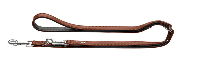 CANADIAN UP Adjustable Leash - Hunter Pet Store -versatile training leash for dogs -3-fold adjustment -with premium leather from ecological and socially responsible production -particularly soft and supple feel -noble and luxurious - for highest demands -made in Germany