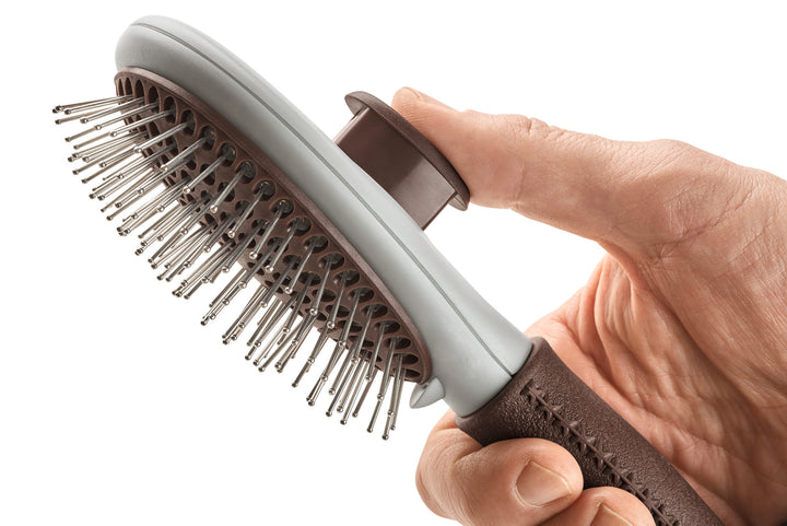 easy clean dog brush