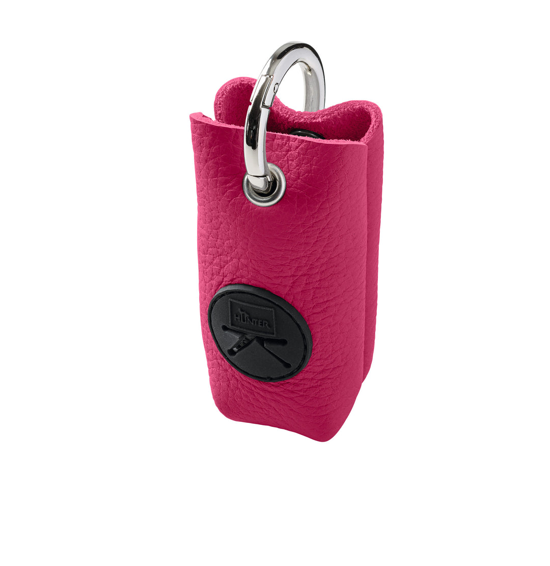 YUNA LUXUS Waste bag holder - Hunter Pet Store -stylish poo bag dispenser for every day -flexible fastening options thanks to robust ring carabiner -easy removal of individual bags -one roll of poo bags included -made in Germany