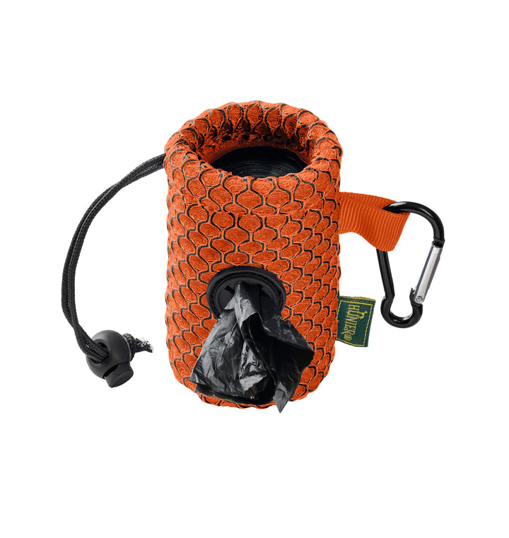 HILO Waste bag holder - Hunter Pet Store -particularly lightweight poo bag dispenser for every day -flexible fastening options -easy removal of individual bags -closable with practical stopper cord -can be filled with standard poo bag rolls (not included)