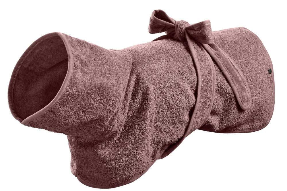 RIGA Bathrobe - Hunter Pet Store -dog bathrobe made of particularly absorbent cotton -supports quick drying and protects against cooling down -protects car and furniture from dirt -easy to put on and take off -optional fastening possible by press stud underneath the tail -washable at 140 °F