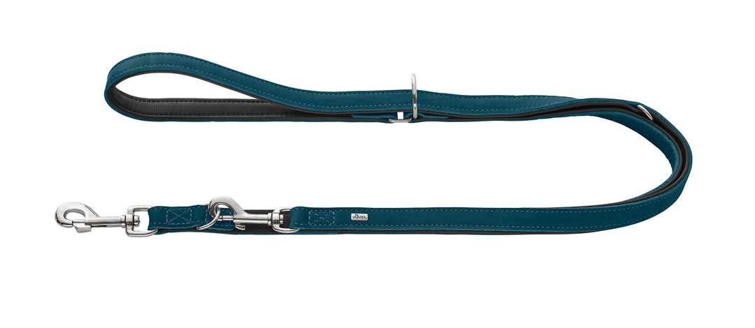 T-Leash Malta - Hunter Pet Store -3-way adjustable leash -Particularly durable and hard-wearing leather -Brilliant colors -Made in Germany