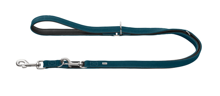 T-Leash Malta - Hunter Pet Store -3-way adjustable leash -Particularly durable and hard-wearing leather -Brilliant colors -Made in Germany