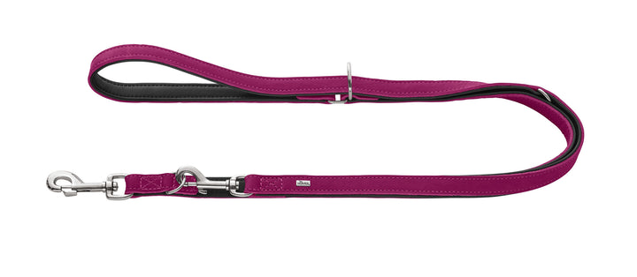 T-Leash Malta - Hunter Pet Store -3-way adjustable leash -Particularly durable and hard-wearing leather -Brilliant colors -Made in Germany
