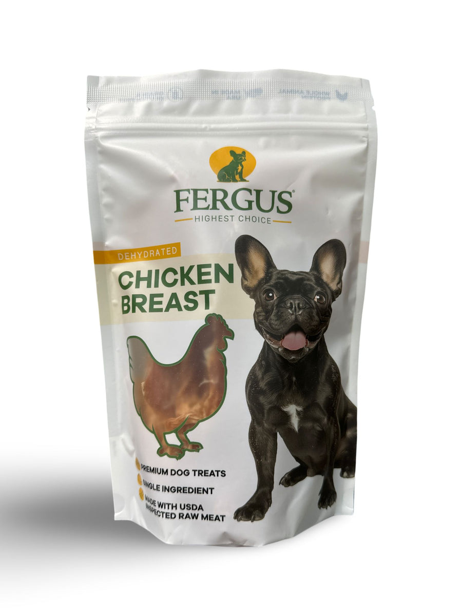 Dehydrated chicken dog treats