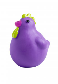 CRAZY FARM Dog Toy - Hunter Pet Store -mix colors -with squeaker -for small dogs -soft plastic -3.15 in