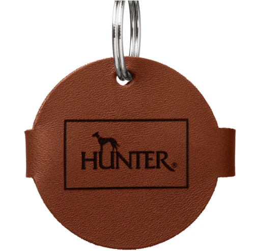 Dog Tag Case Pendant AALBORG - Hunter Pet Store -Pendant to attach to the collar -Case for dog tags such as tax disc or name tag -Protects the dog tags -Prevents jingling -Made in Germany