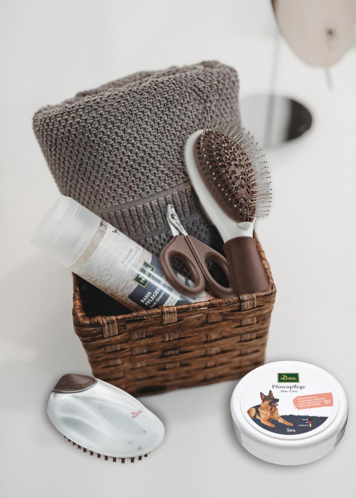 Dog grooming spa basket