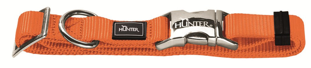 NYLON Alu-Strong Collar - Hunter Pet Store -made of high-quality and durable nylon material -step-less adjustable by metal slider -with practical aluminum fastener