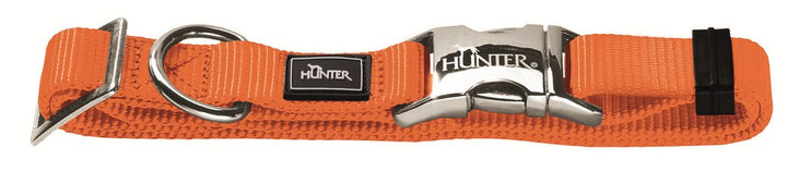 NYLON Alu-Strong Collar - Hunter Pet Store -made of high-quality and durable nylon material -step-less adjustable by metal slider -with practical aluminum fastener