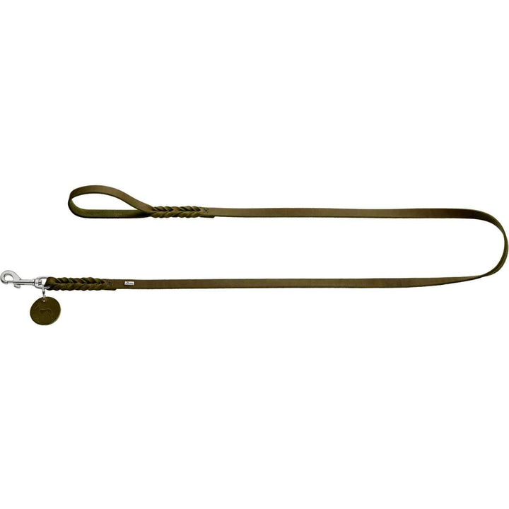 SOLID EDUCATION Leash - Hunter Pet Store -particularly tough and hard-wearing leather -hand-braided -with a leather keyring -snap bolt braided into the leather -with hand loop -made in Germany