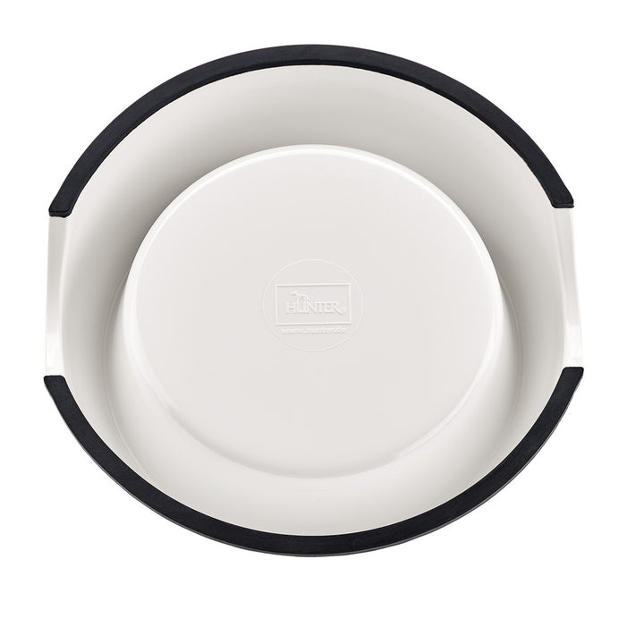 VALENCIA Bowl - Hunter Pet Store -feeding or drinking bowl with melamine -with removable stainless steel bowl -with heart print -slip-resistant rubber rim on the bottom -long-lasting, shock and scratch resistant -easy to clean and dishwasher safe -food safe