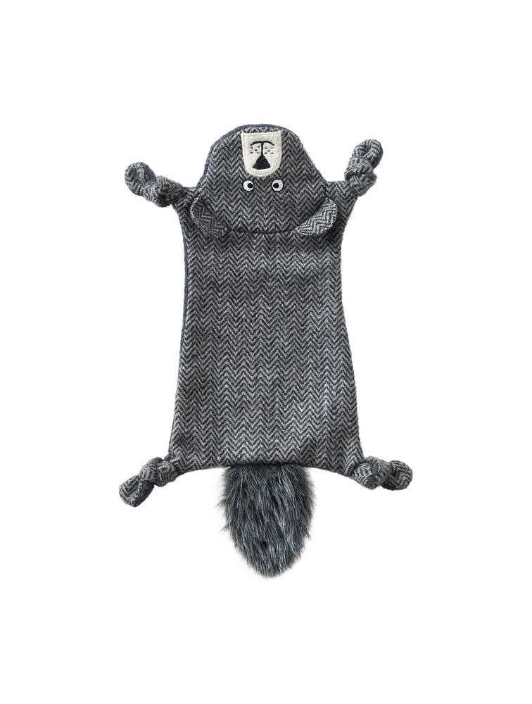 BILLUND Flat Bear Dog toy - Hunter Pet Store -dog toy for cuddling and sniffing games -for dogs of all sizes and ages -made from 100% recycled materials -without squeaker -with or without filling depending on model -can be easily picked up and retrieved -play-mat: ideal for physical and mental exercise -15.75 in