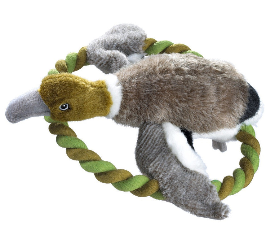 WILDLIFE Duck Circle Dog toy - Hunter Pet Store -realistic looking dog toy -wild animal optics -with squeaker -washable at 90 °F -10.24 in