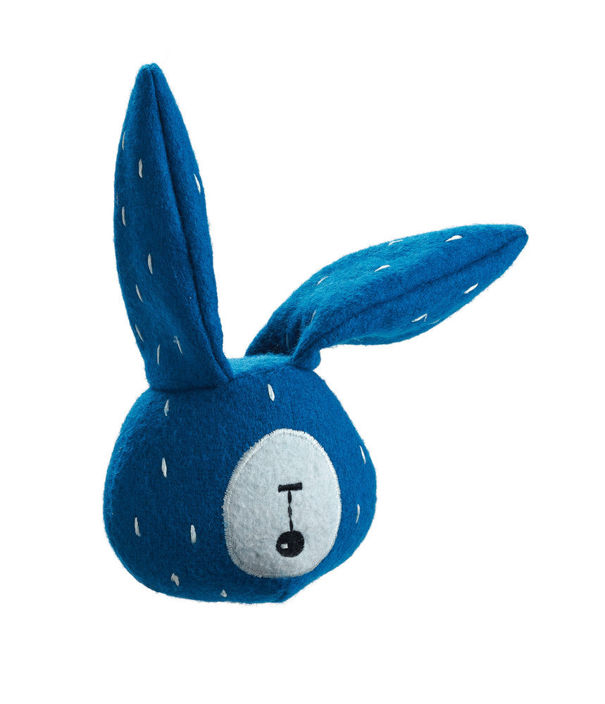 TIRANA Rabbit Dog toy - Hunter Pet Store -cute animal dog toy, without squeaker -for playing, cuddling and loving -made of up-cycled outer material and recycled filling -attractive yet tough material mix of wool and polyester -washable at 86 °F -7.1 in