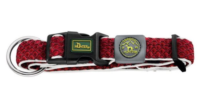 HILO Collar - Hunter Pet Store -lightweight collar for leisure or sporting activities -with click closure -optimum fit infinitely adjustable -with reflective elements -soft, air-permeable and breathable -cooling effect possible with the help of water -easy-care and quick-drying