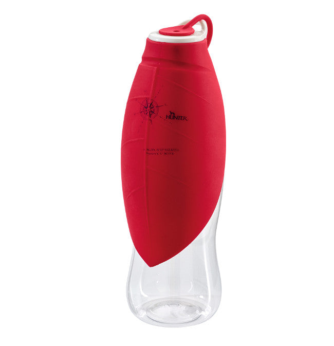 LIST Drinking bottle - Hunter Pet Store -2-in 1 drinking bottle with bowl -with food-safe silicone bowl -ideal for traveling and on the road -pouring device also separately applicable to commercially available bottles -easy to clean and washable