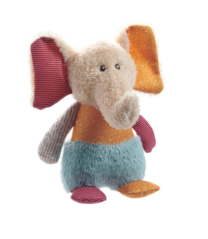 MULI Elephant Dog toy - Hunter Pet Store -ideal for puppies and dogs that like to cuddle -with squeaker -washable at 90 °F -7.09 in
