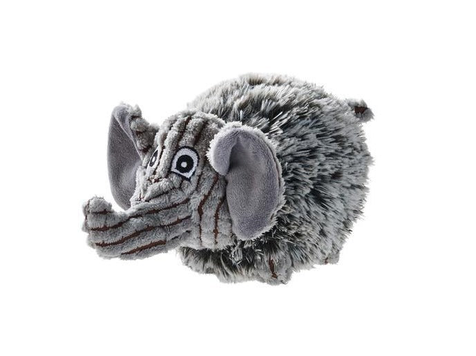 PORI Elephant Dog toy - Hunter Pet Store -soft and fluffy outside -sturdy hedgehog ball made from TPR inside -with a squeaker -washable at 90 °F